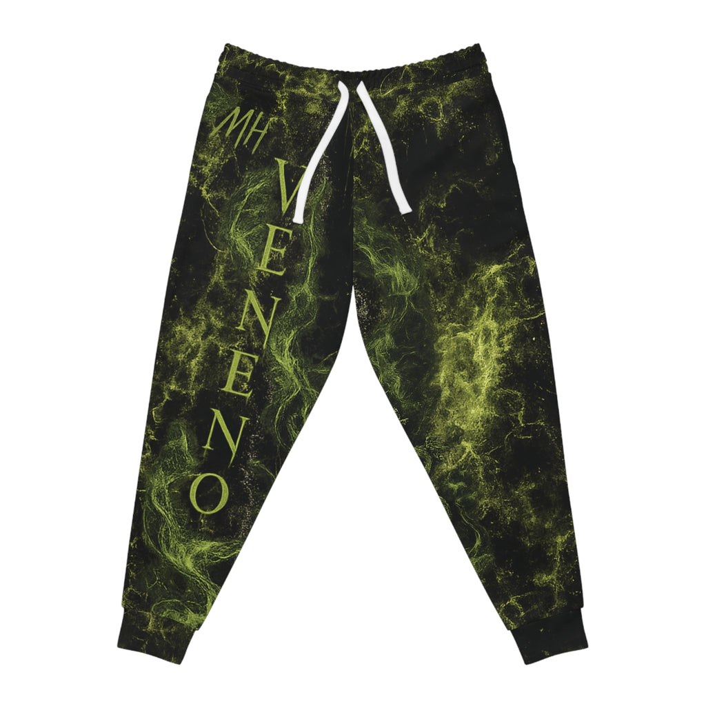 Green Smoke 'Meneno' Athletic Joggers — Graphic All-Over-Print Sweatpants