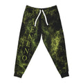 Green Smoke 'Meneno' Athletic Joggers — Graphic All-Over-Print Sweatpants
